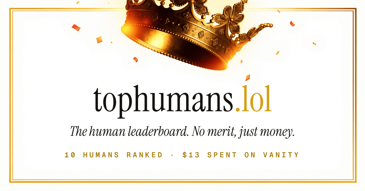 tophumans.lol Open Graph preview